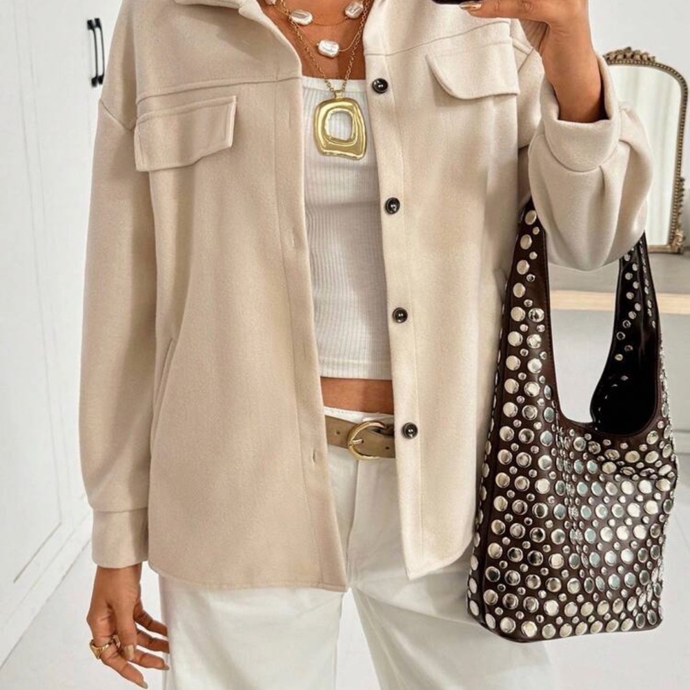 SHEIN Khaki Light Jacket Size Small